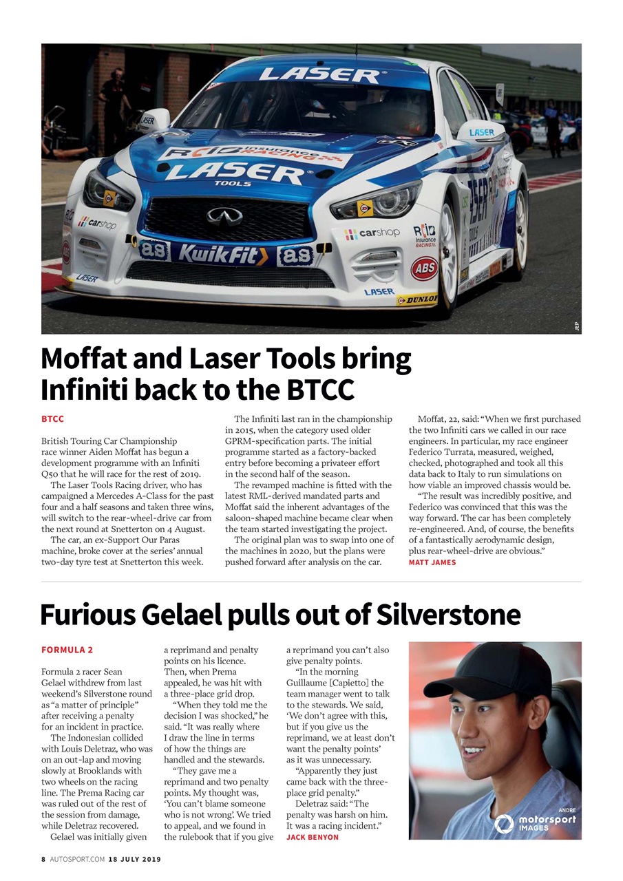 Autosport Preview Pages