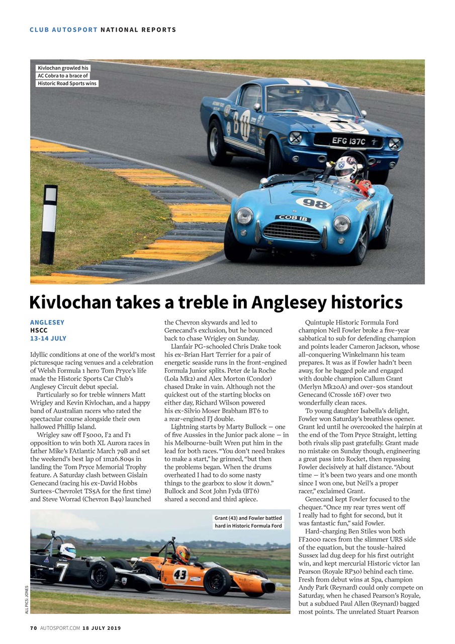 Autosport Preview Pages