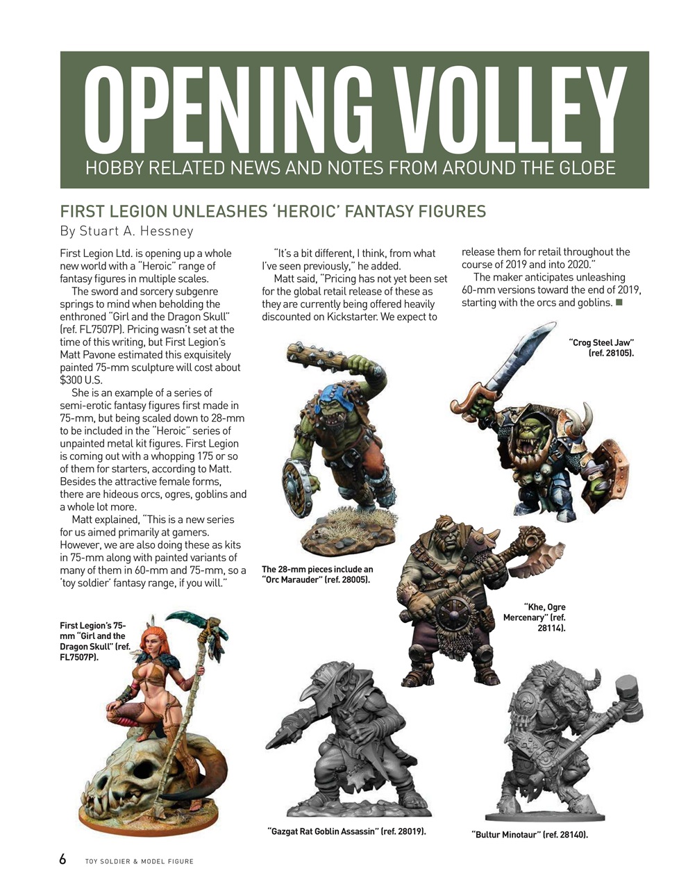 Toy Soldier & Model Figure Preview Pages