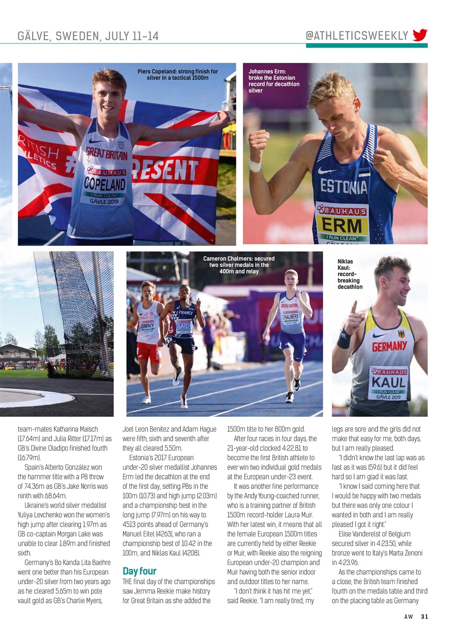AW – Athletics Weekly Magazine Preview Pages