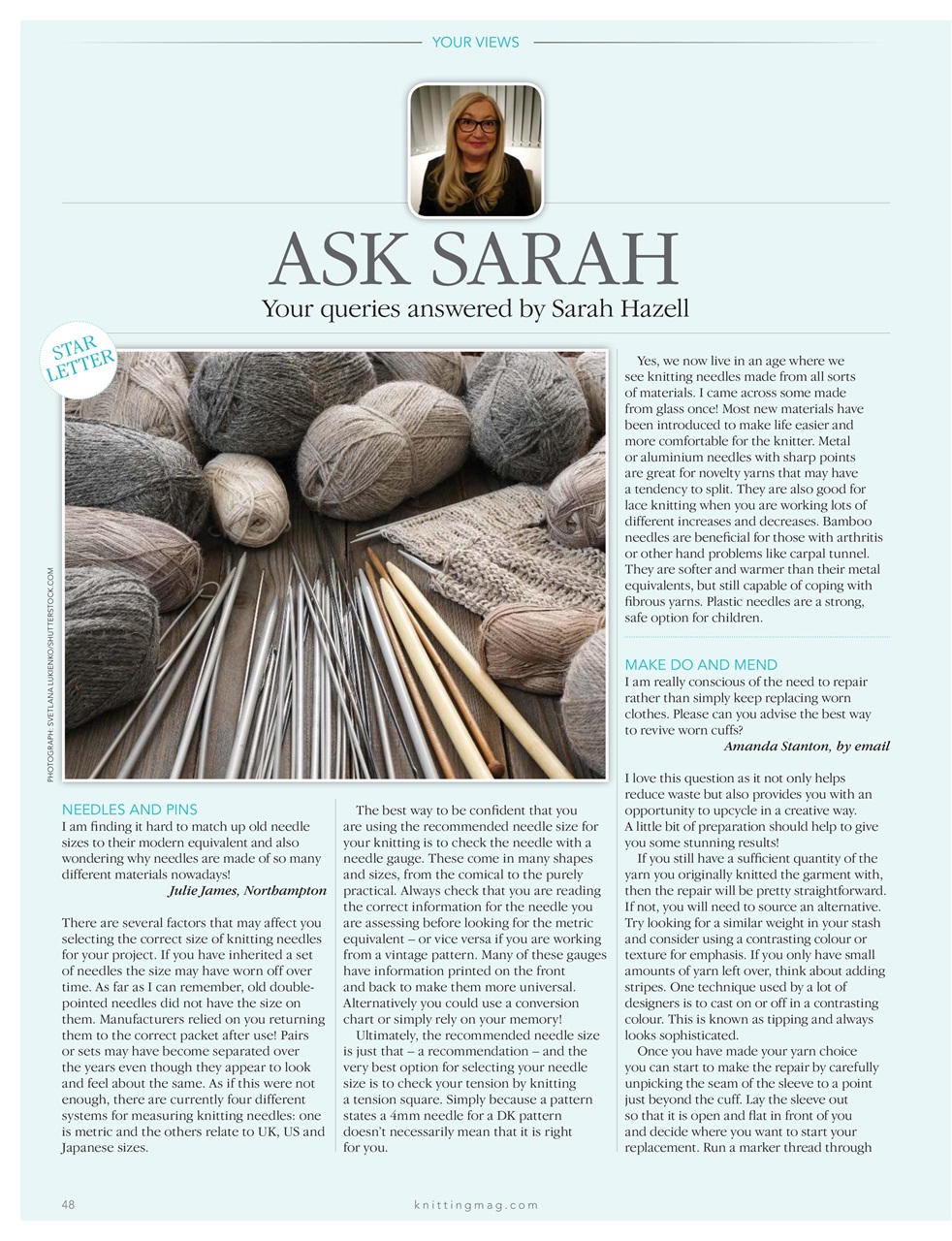 Knitting Preview Pages