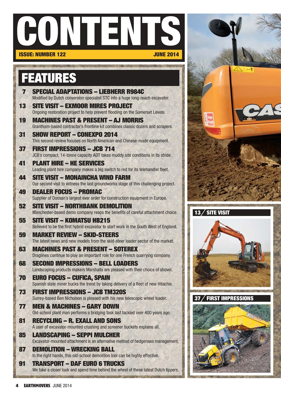 Earthmovers Preview Pages
