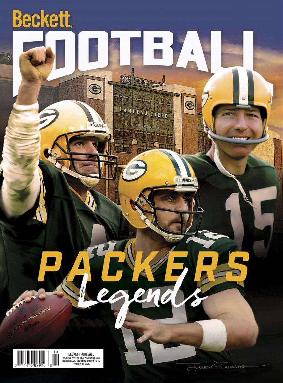 Beckett Football Magazine Preview Pages