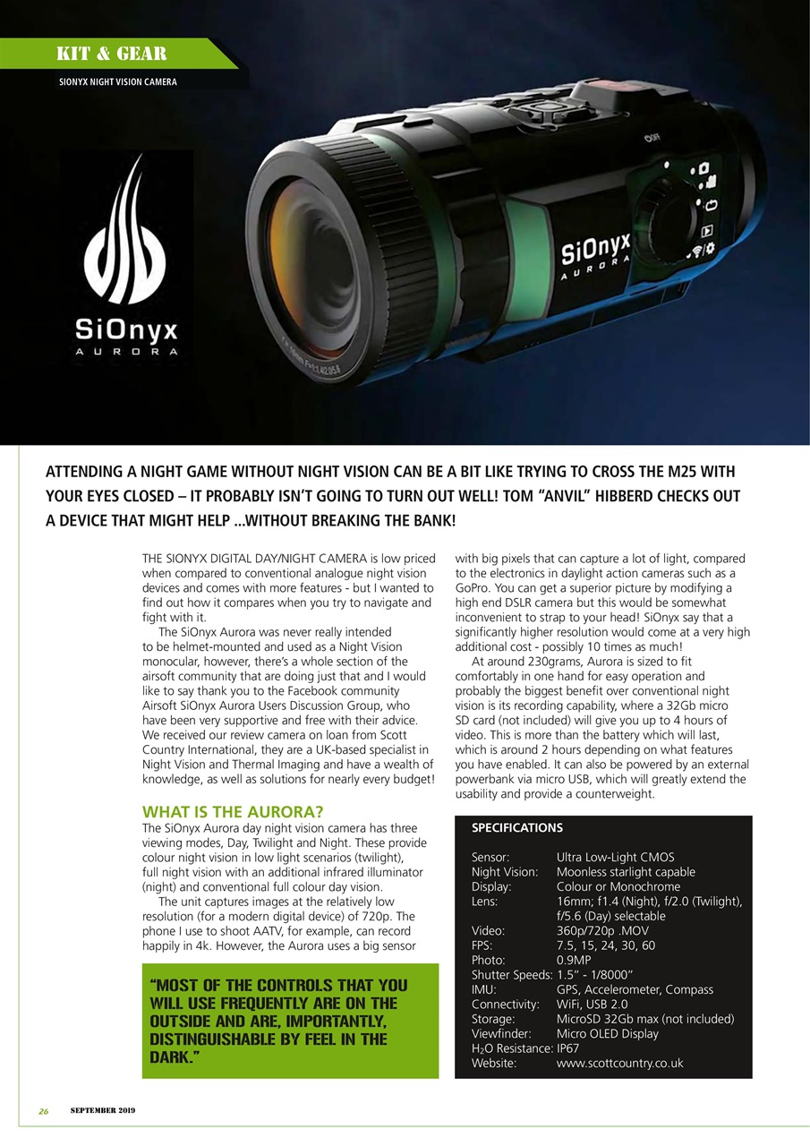 Airsoft Action Preview Pages