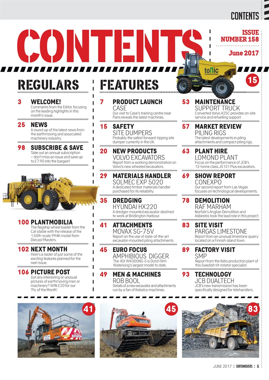 Earthmovers Preview Pages