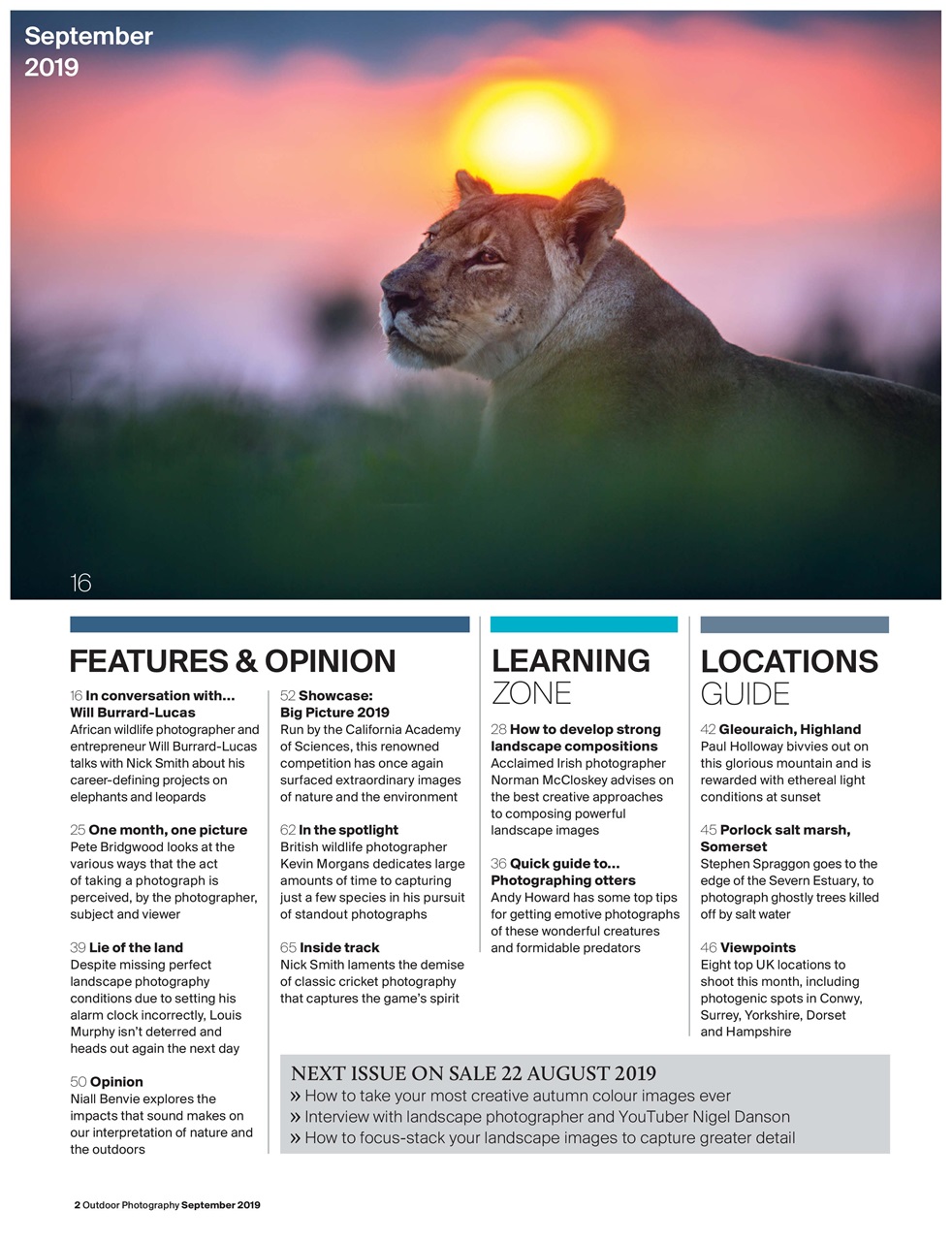 Outdoor Photography Preview Pages