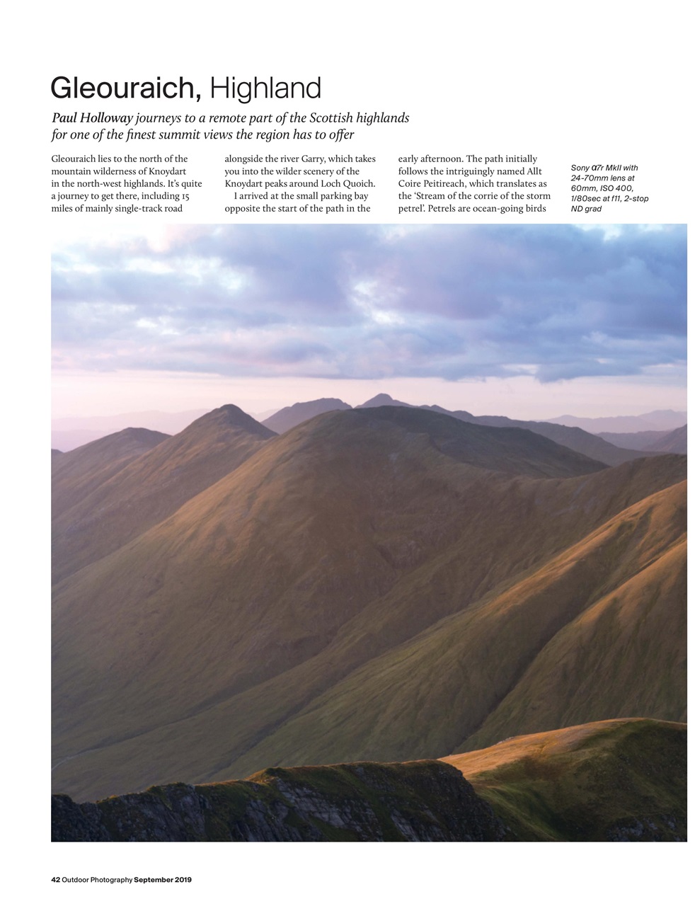 Outdoor Photography Preview Pages