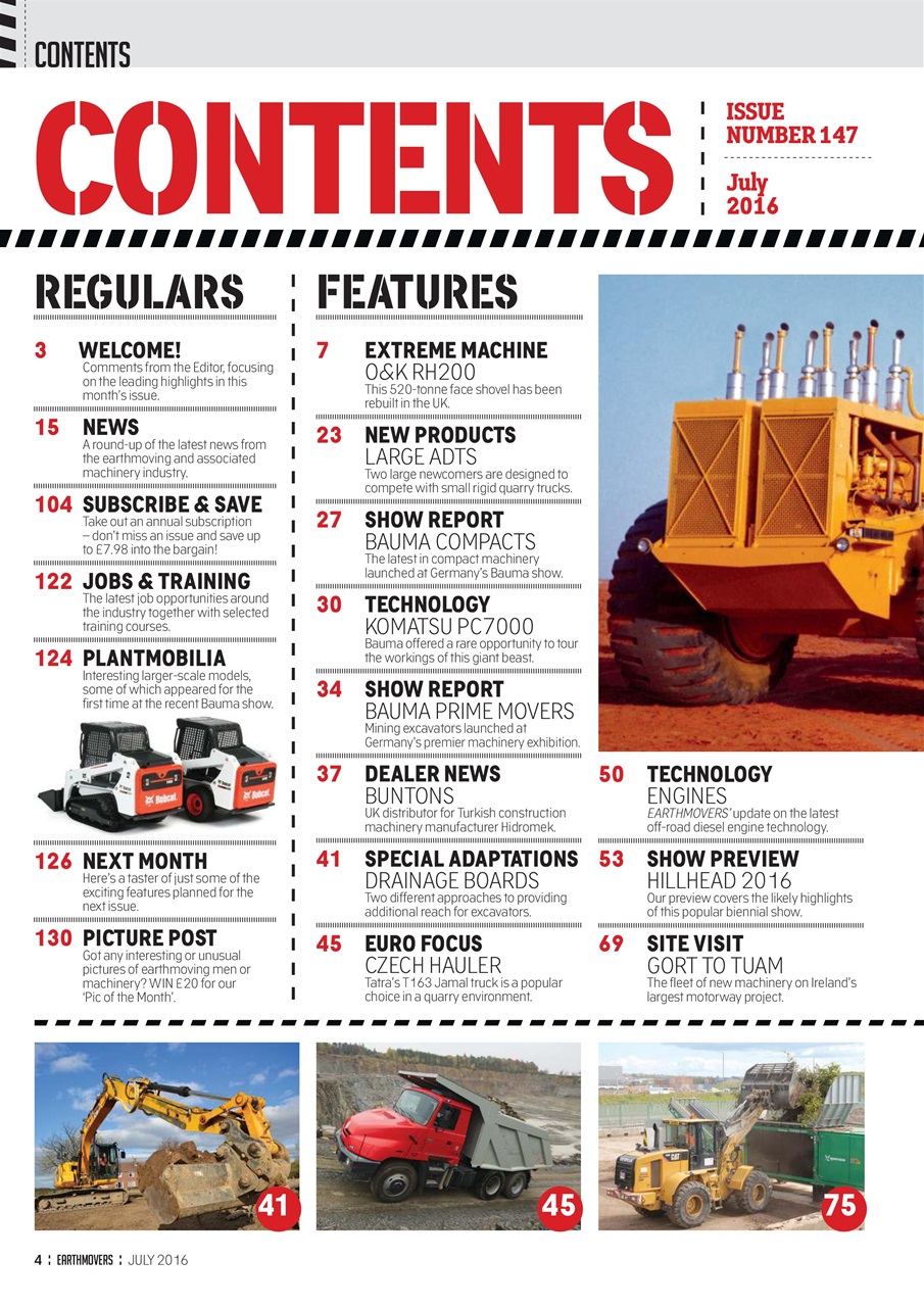 Earthmovers Preview Pages