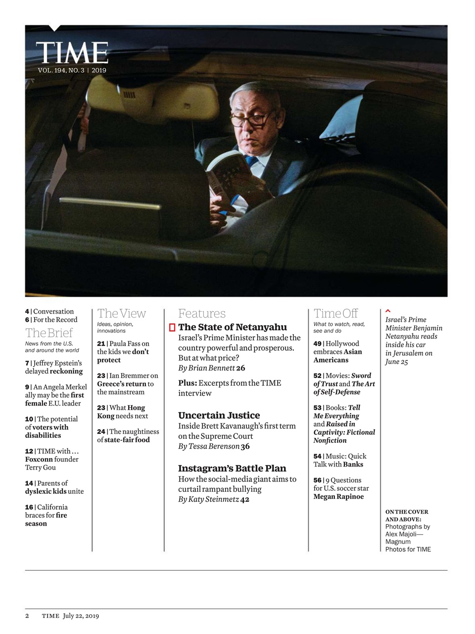 TIME Magazine Europe Preview Pages