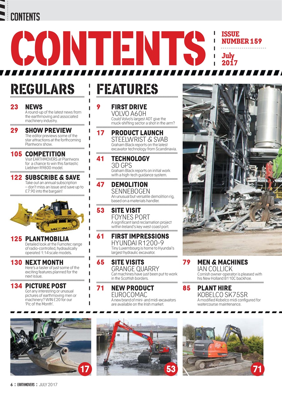 Earthmovers Preview Pages