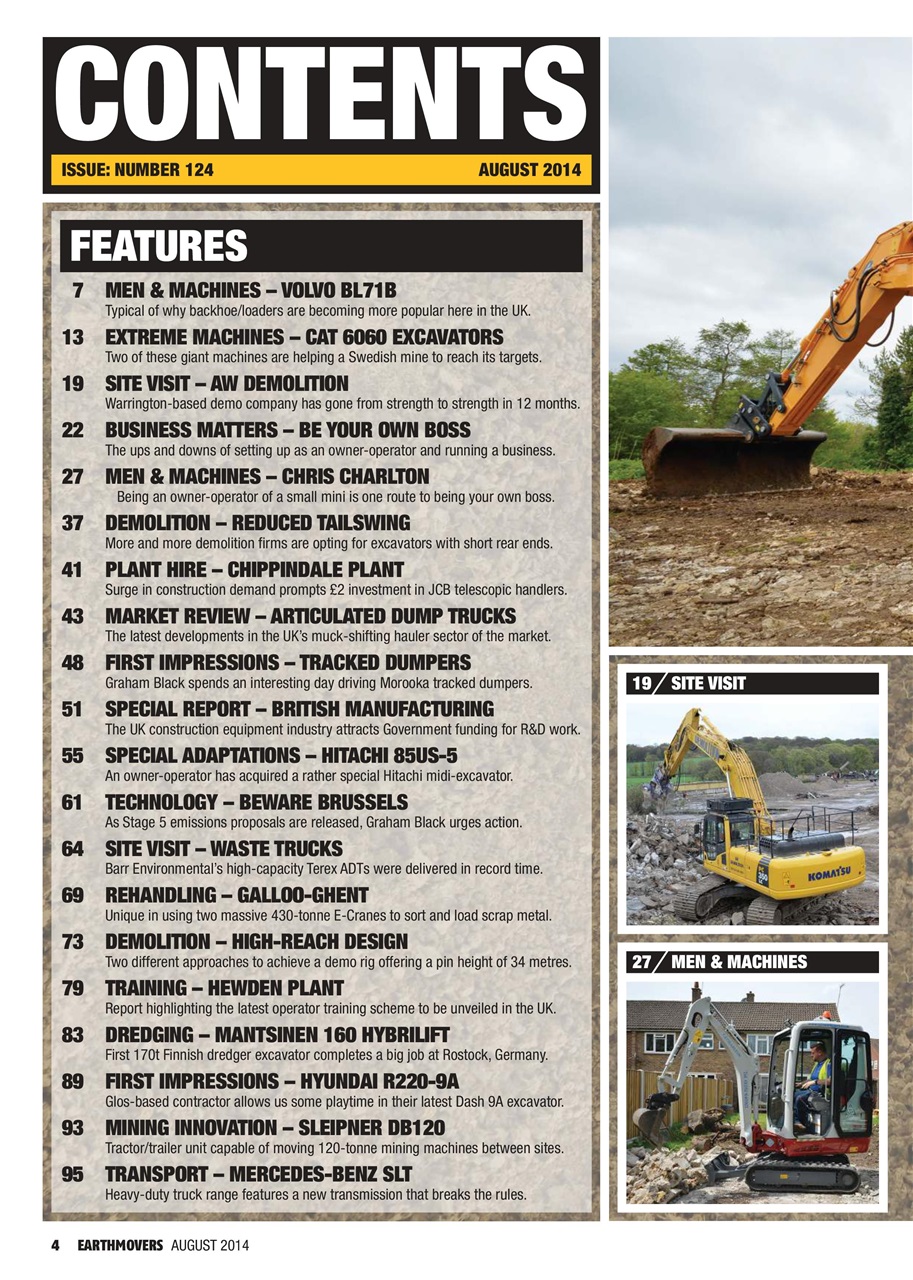 Earthmovers Preview Pages