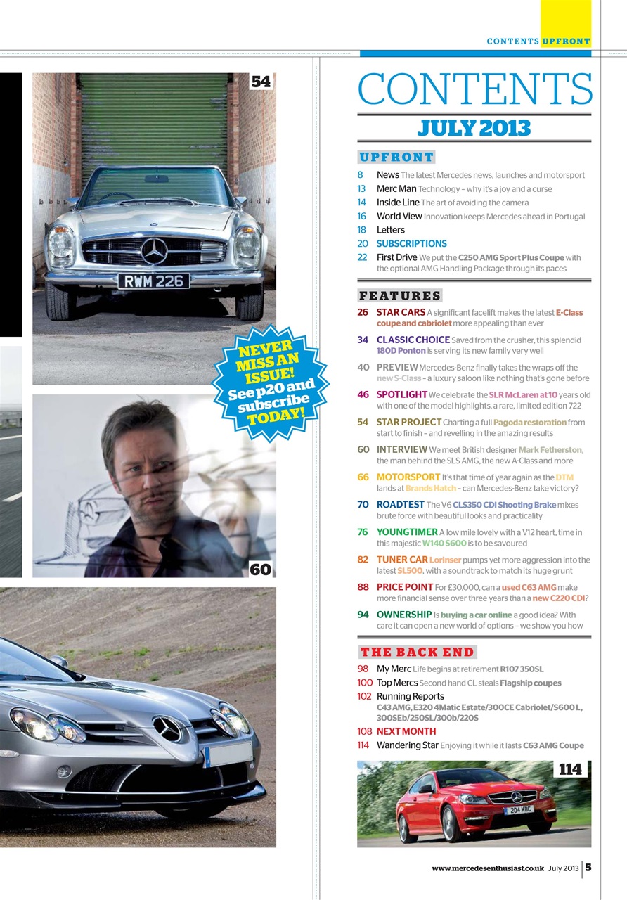 Mercedes Enthusiast Preview Pages
