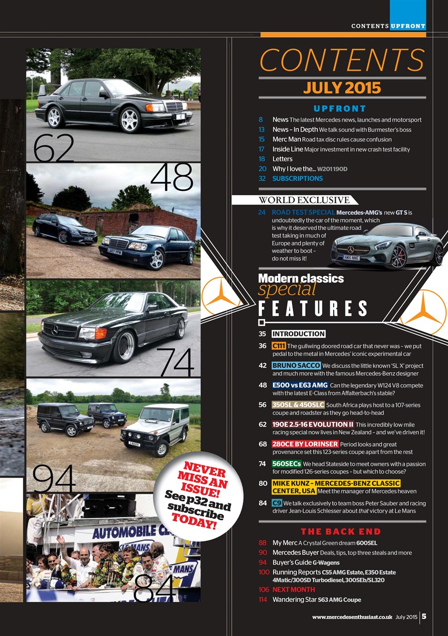 Mercedes Enthusiast Preview Pages