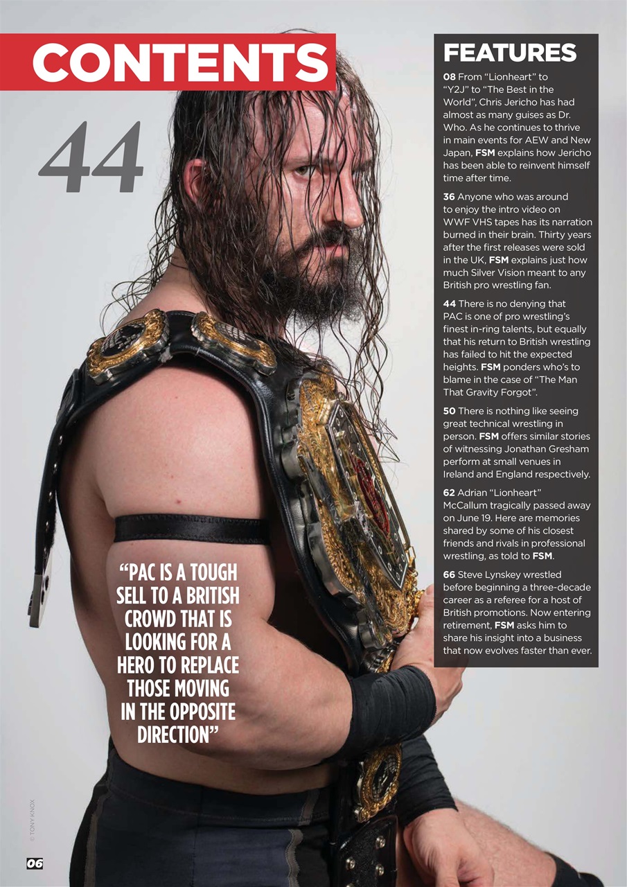 Wrestletalk Magazine Preview Pages
