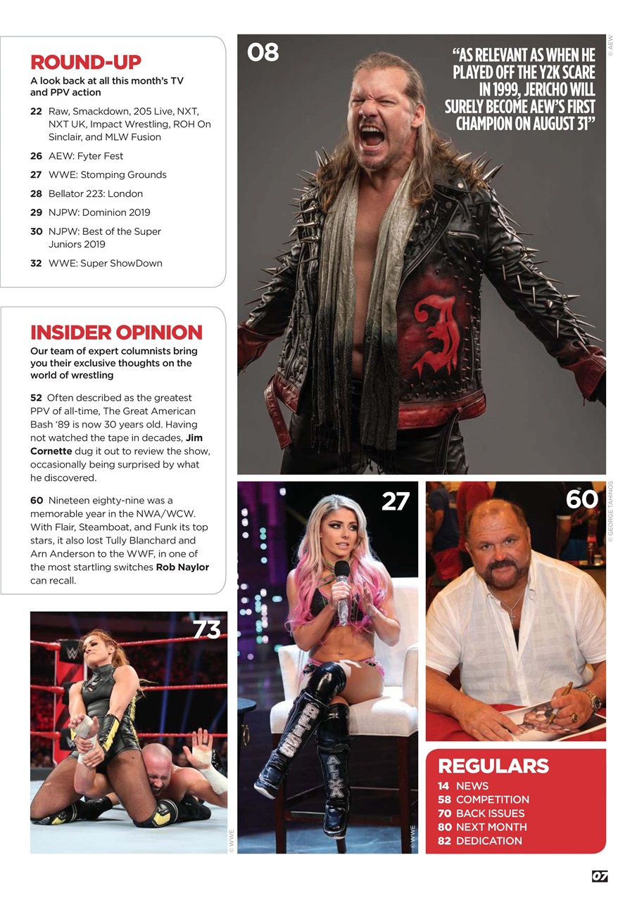 Wrestletalk Magazine Preview Pages