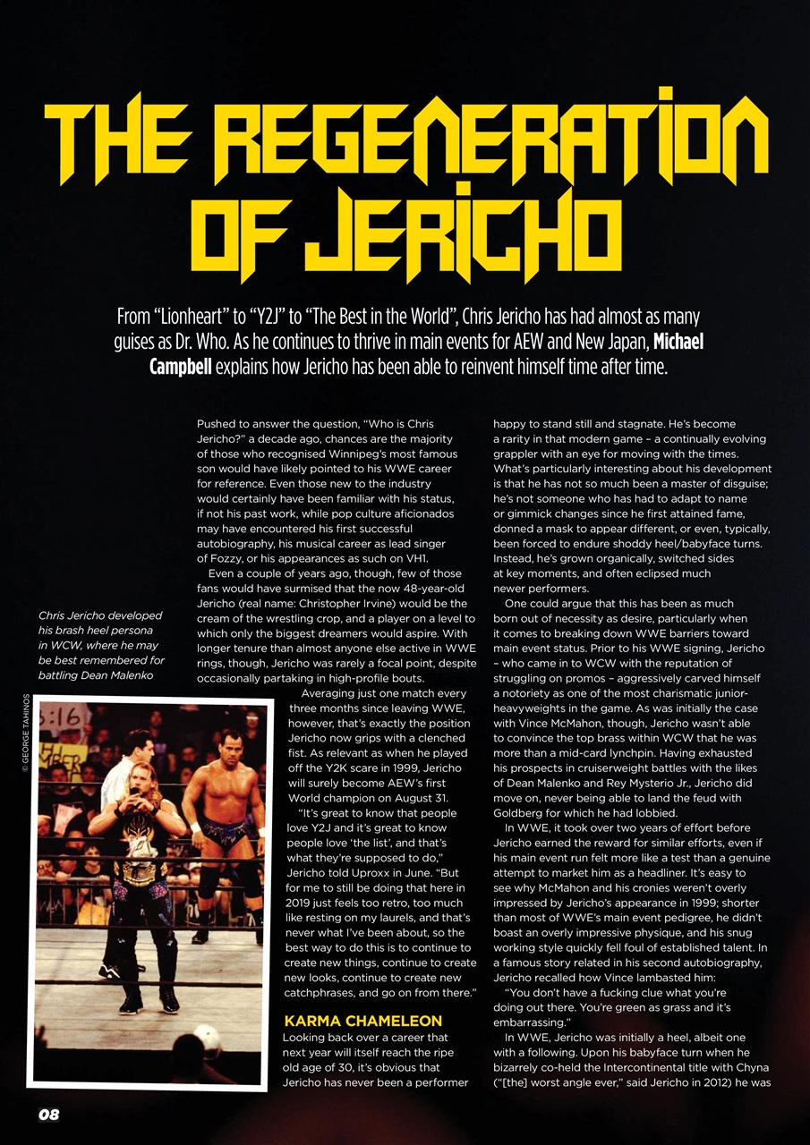 Wrestletalk Magazine Preview Pages