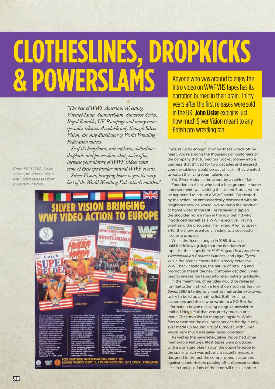 Wrestletalk Magazine Preview Pages