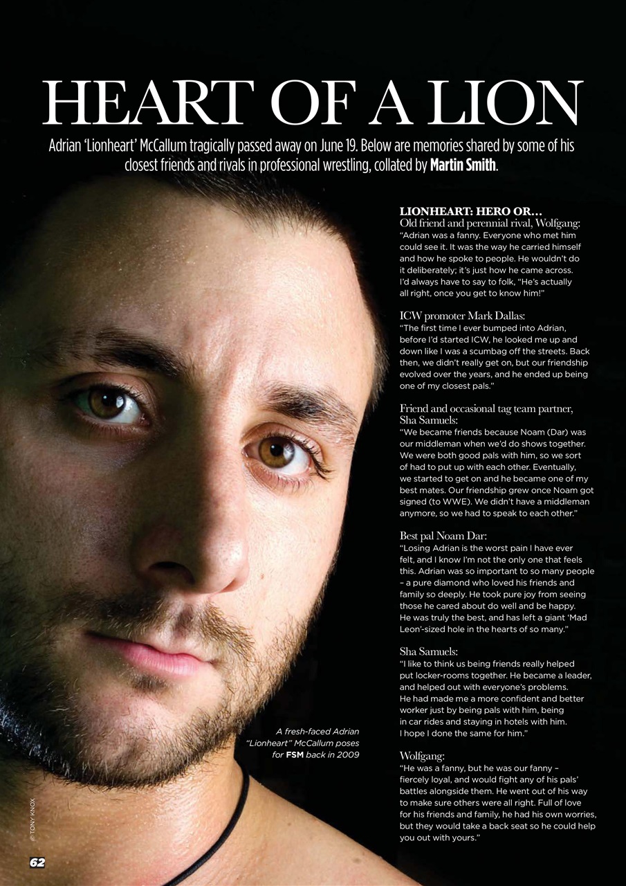 Wrestletalk Magazine Preview Pages