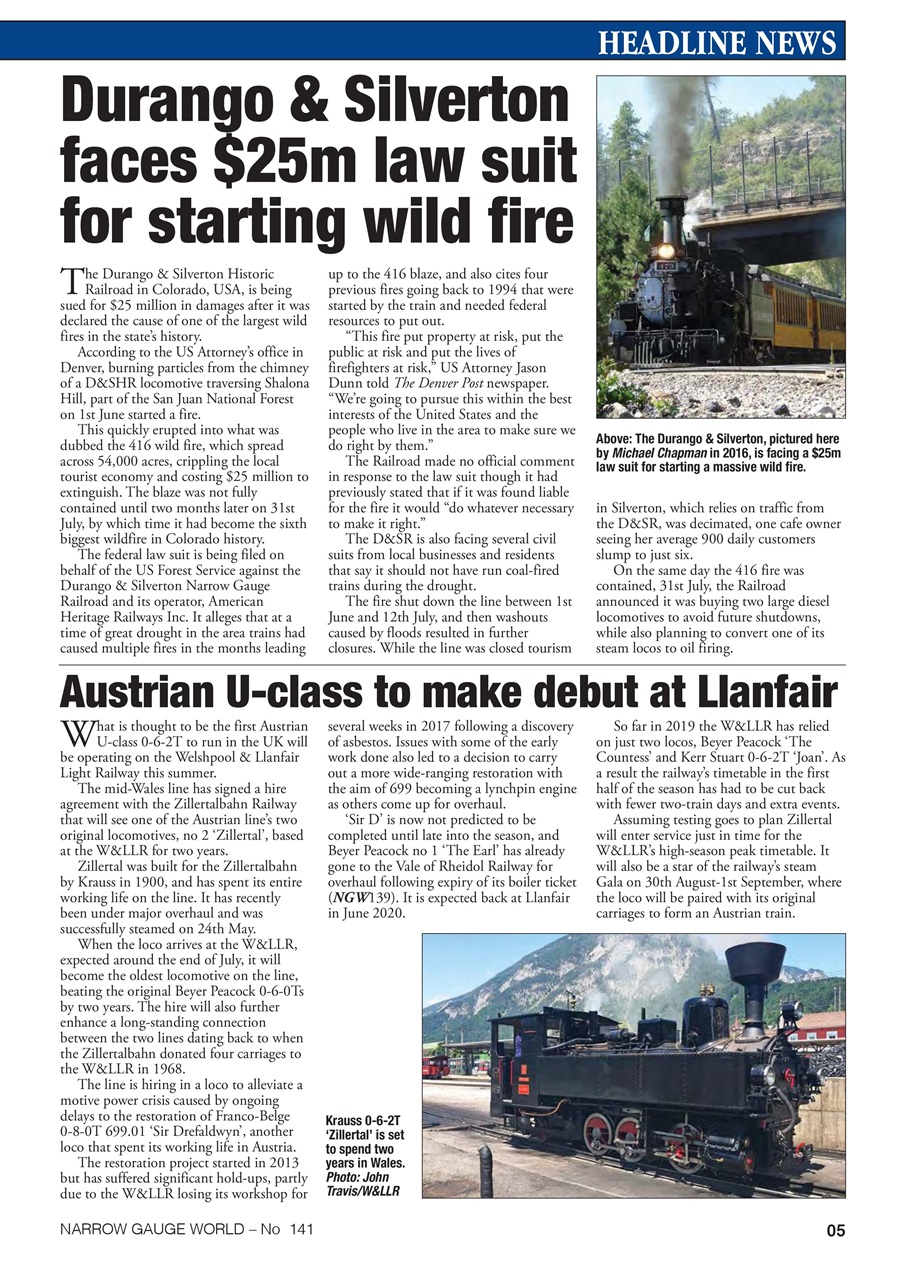 Narrow Gauge World Preview Pages