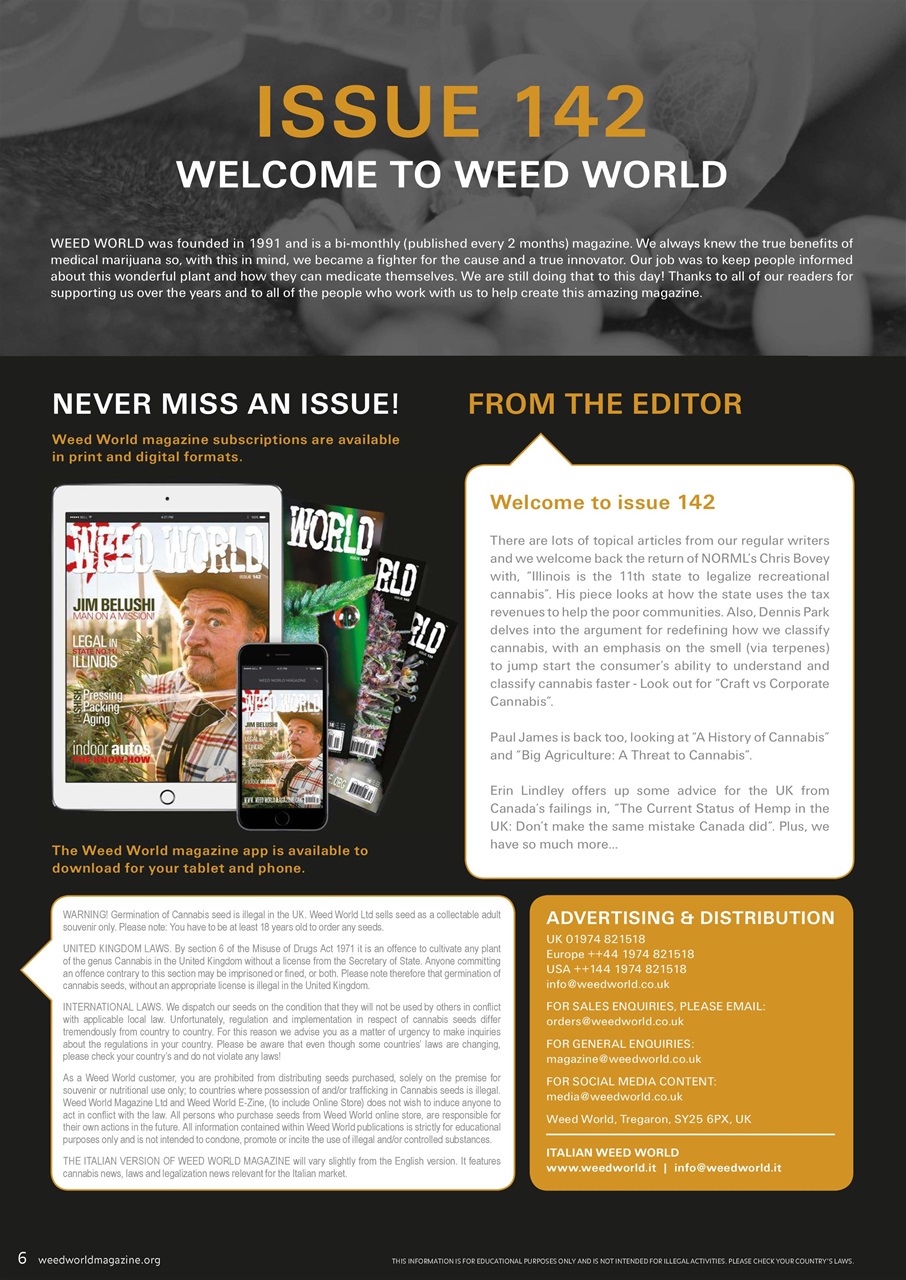 Weed World Preview Pages