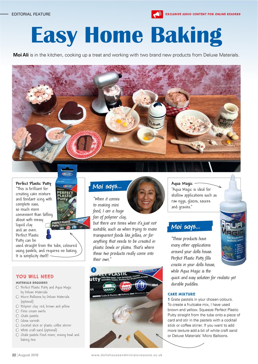 Dolls House and Miniature Scene Preview Pages
