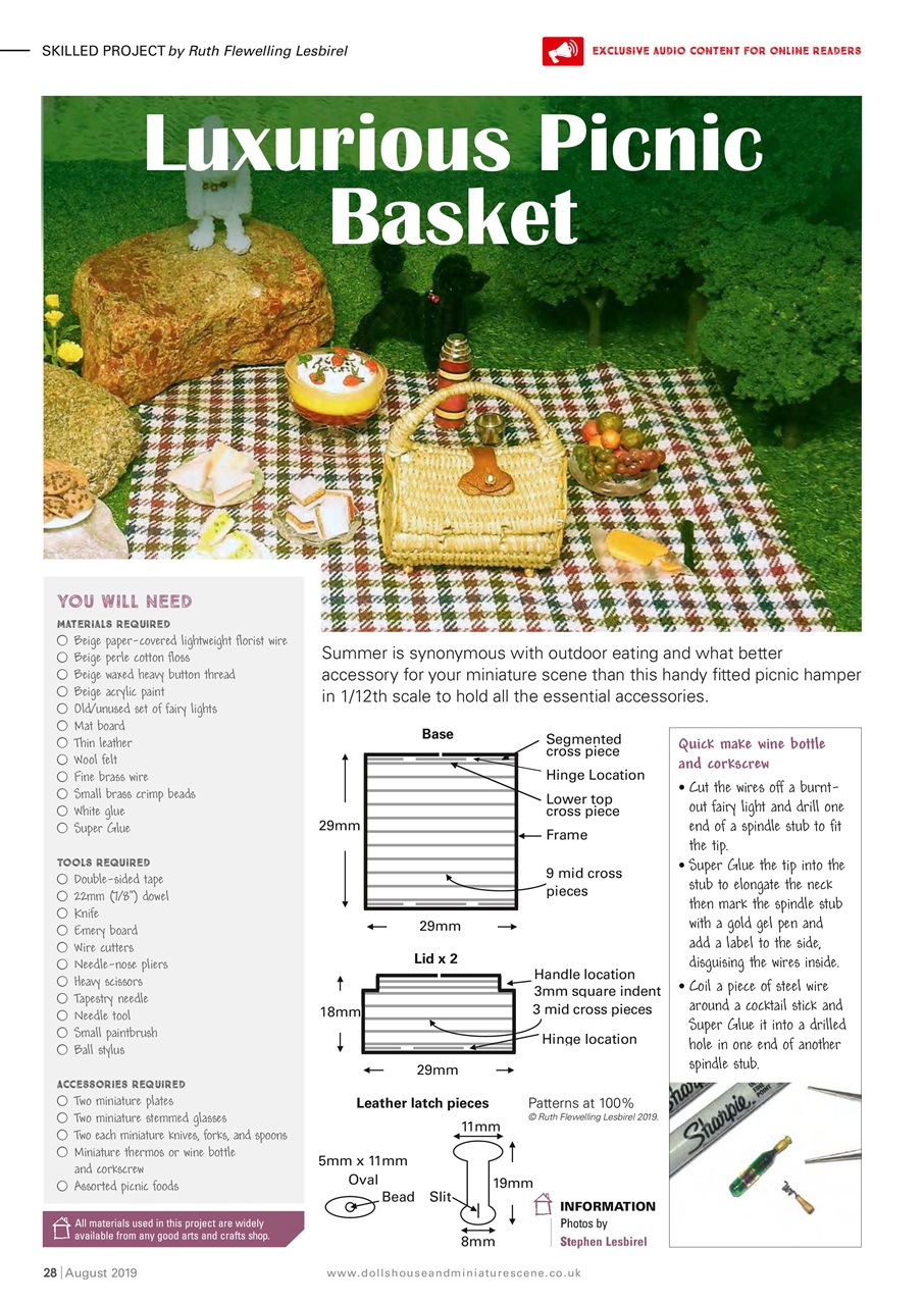 Dolls House and Miniature Scene Preview Pages