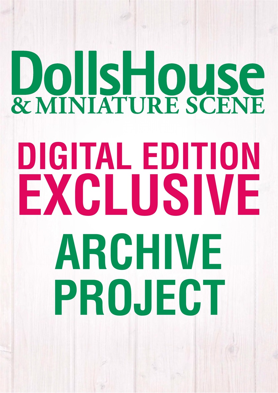 Dolls House and Miniature Scene Preview Pages