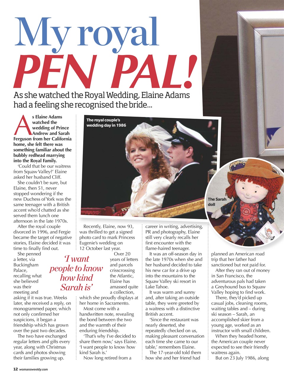 Woman's Weekly Preview Pages