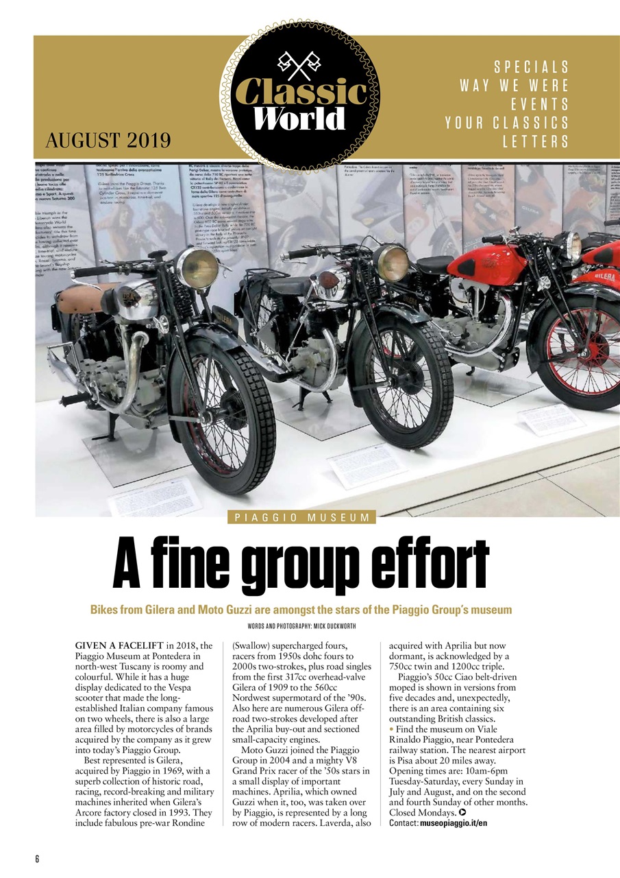 Classic Bike Preview Pages