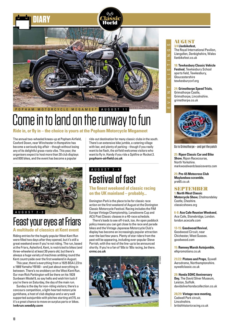 Classic Bike Preview Pages