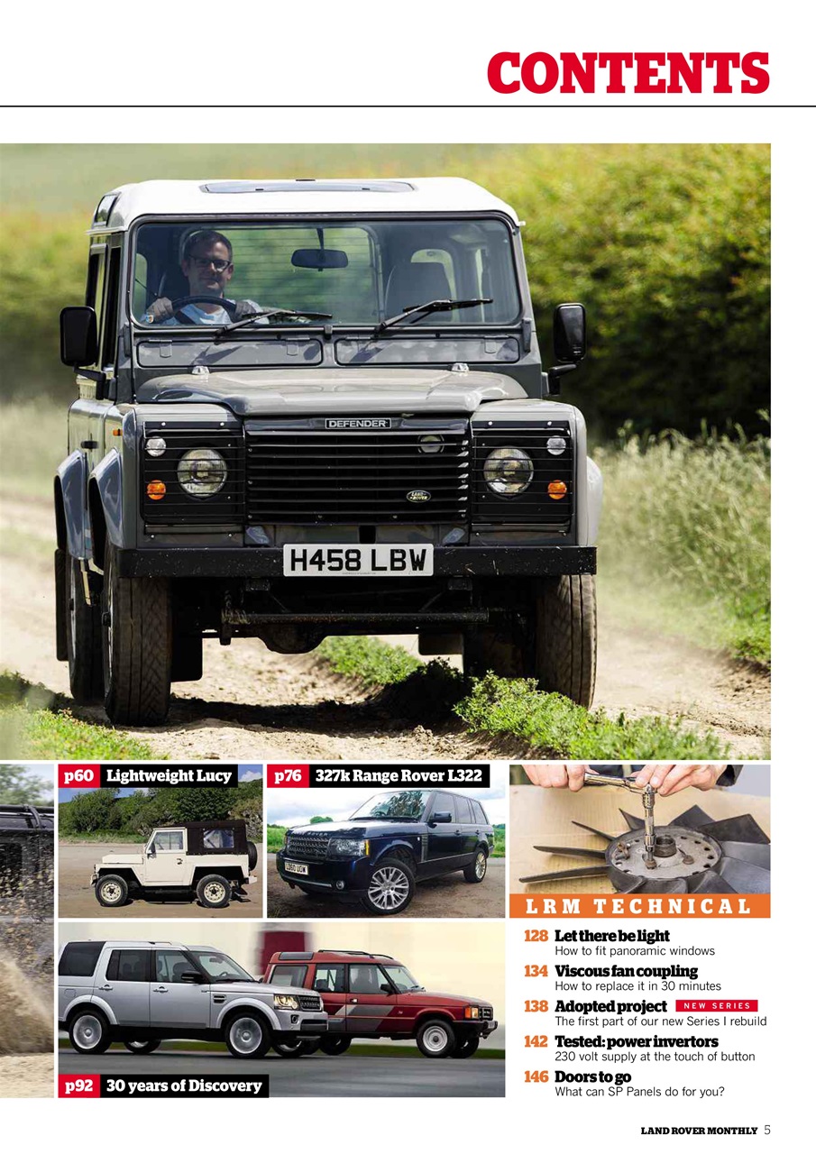 Land Rover Monthly Preview Pages
