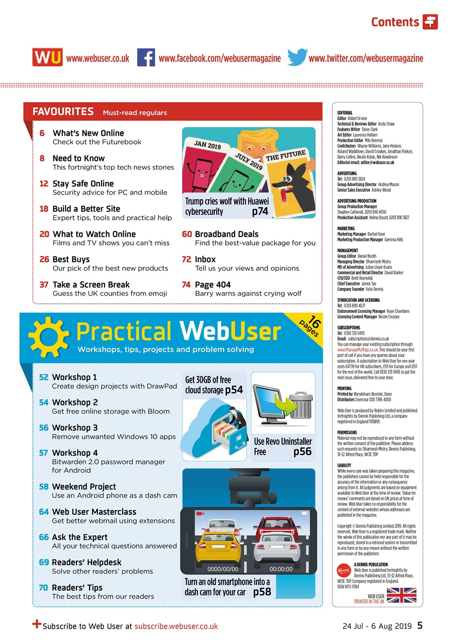 Webuser Preview Pages