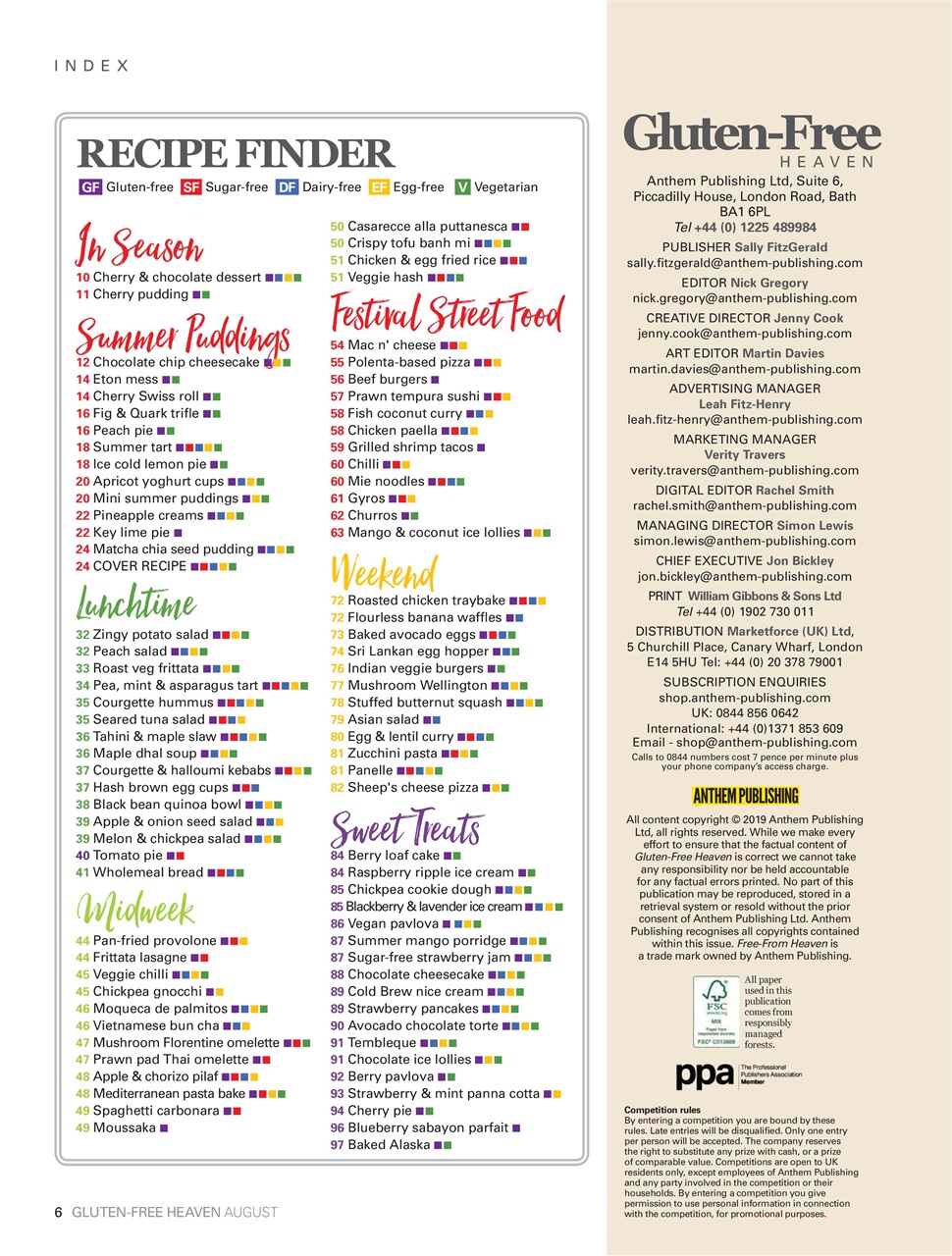Gluten-Free Heaven Preview Pages