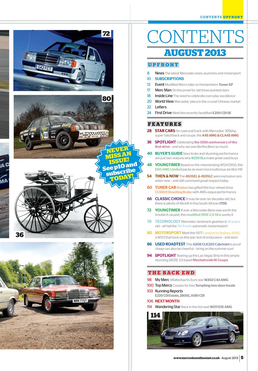 Mercedes Enthusiast Preview Pages