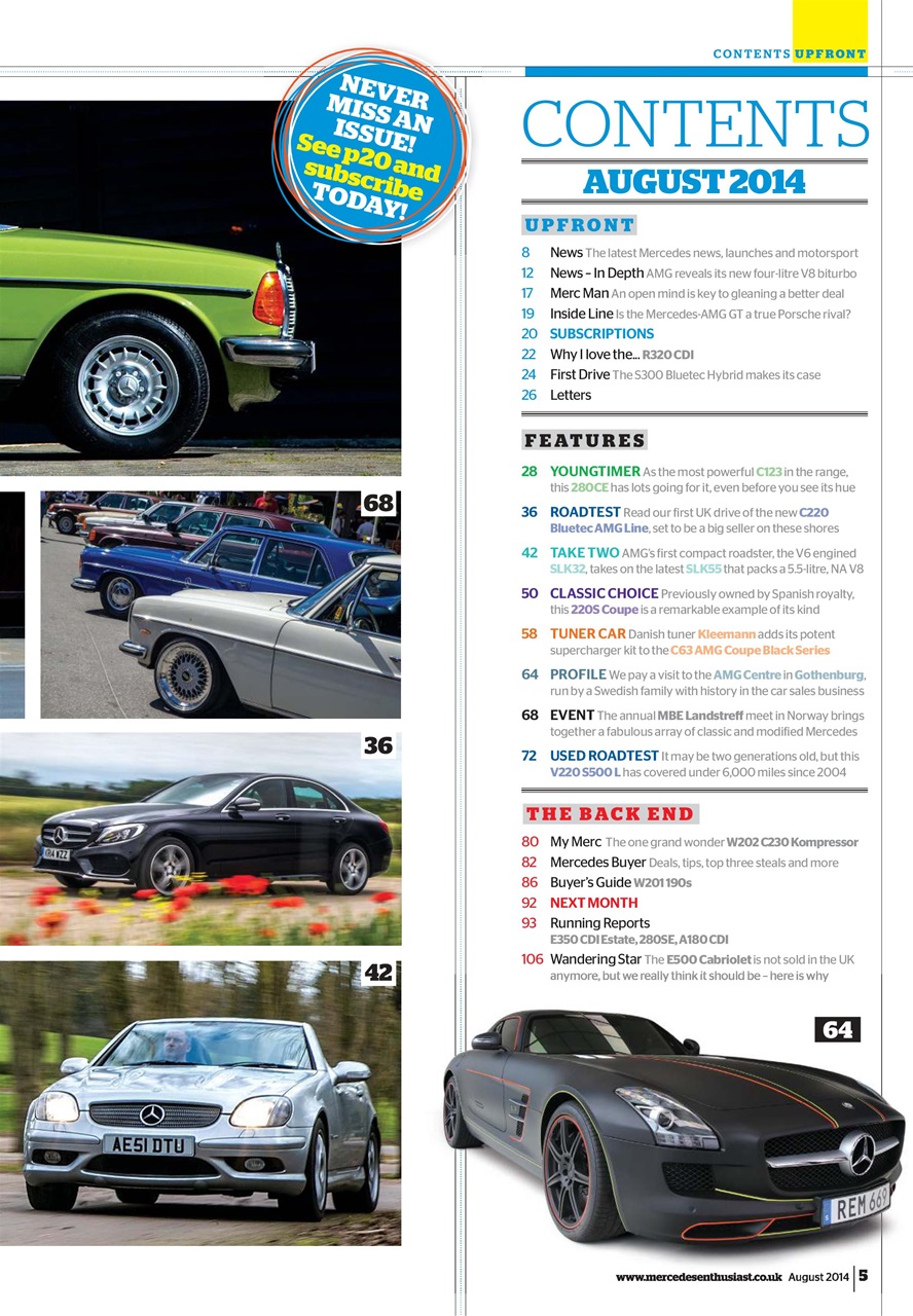 Mercedes Enthusiast Preview Pages