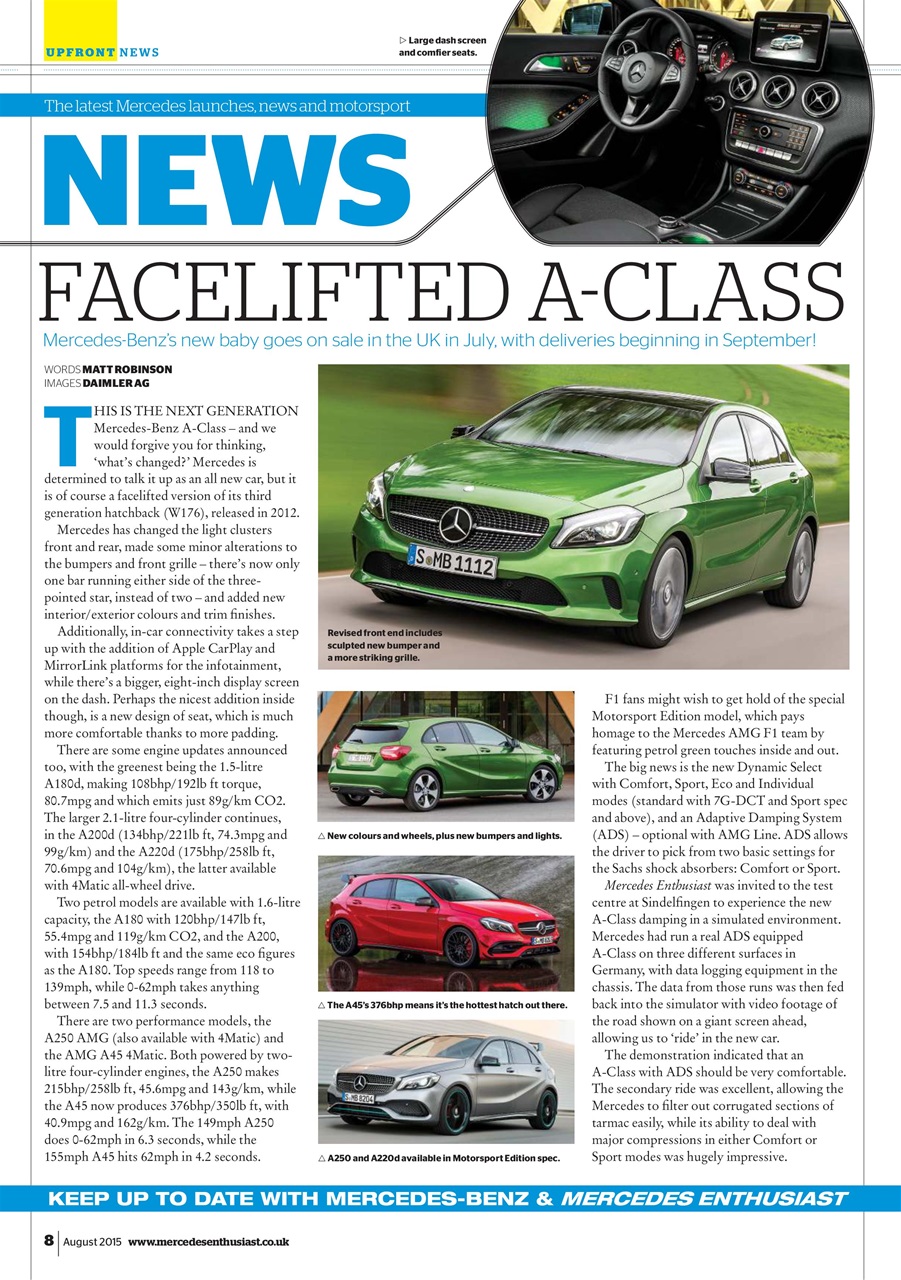 Mercedes Enthusiast Preview Pages