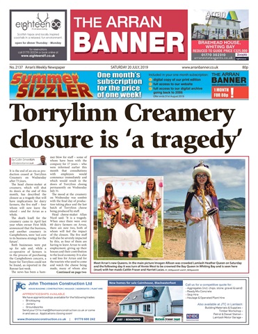 Arran Banner issue 20 July 2019