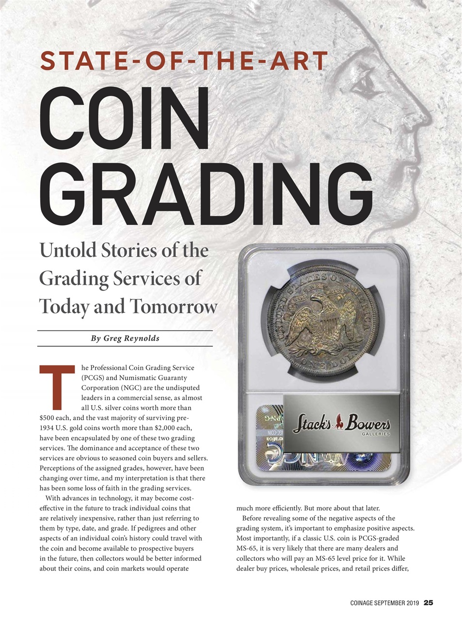 COINage Magazine Preview Pages
