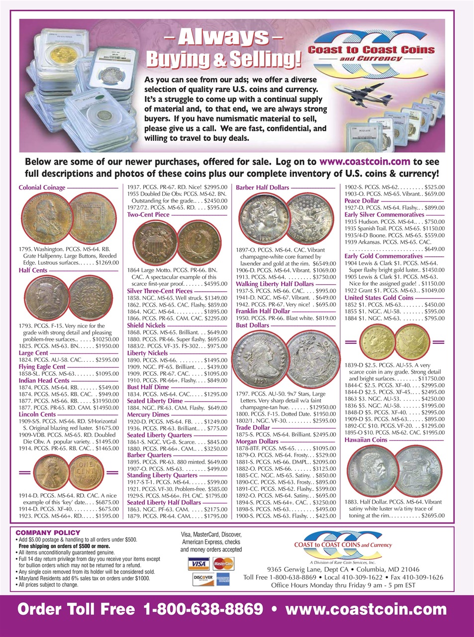 COINage Magazine Preview Pages