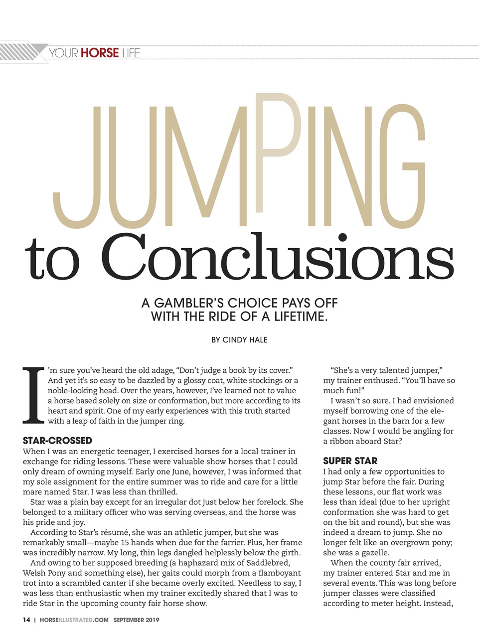 Horse Illustrated Magazine Preview Pages