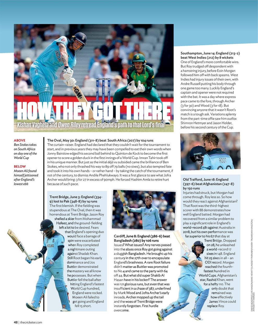 The Cricketer Magazine Preview Pages
