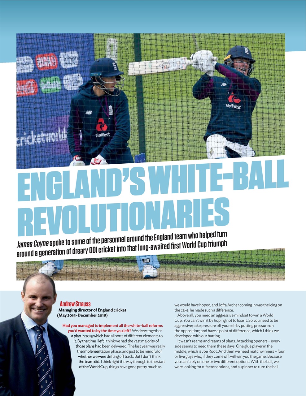 The Cricketer Magazine Preview Pages