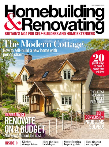 Homebuilding & Renovating Magazine issue September 2019