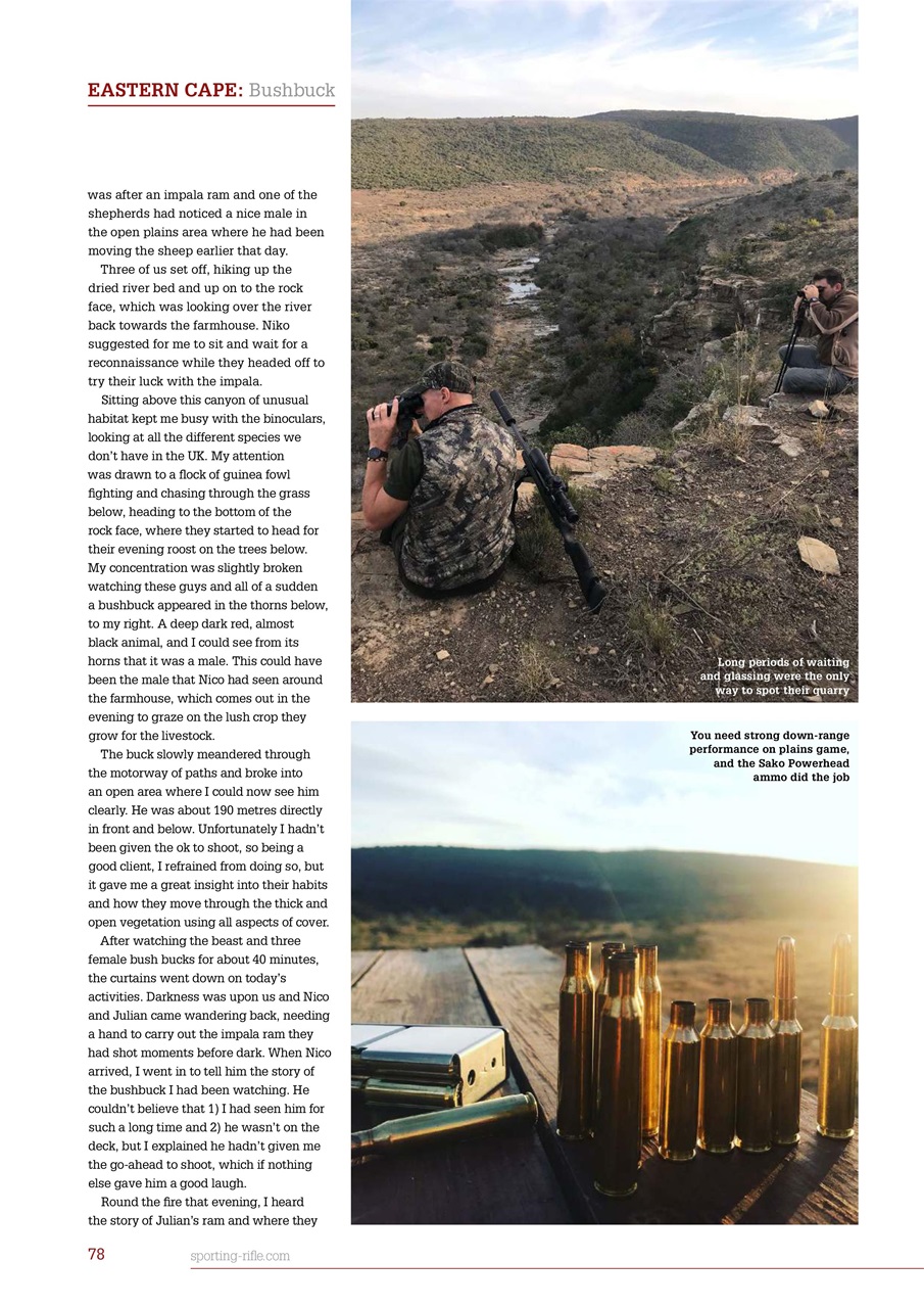 Sporting Rifle Preview Pages