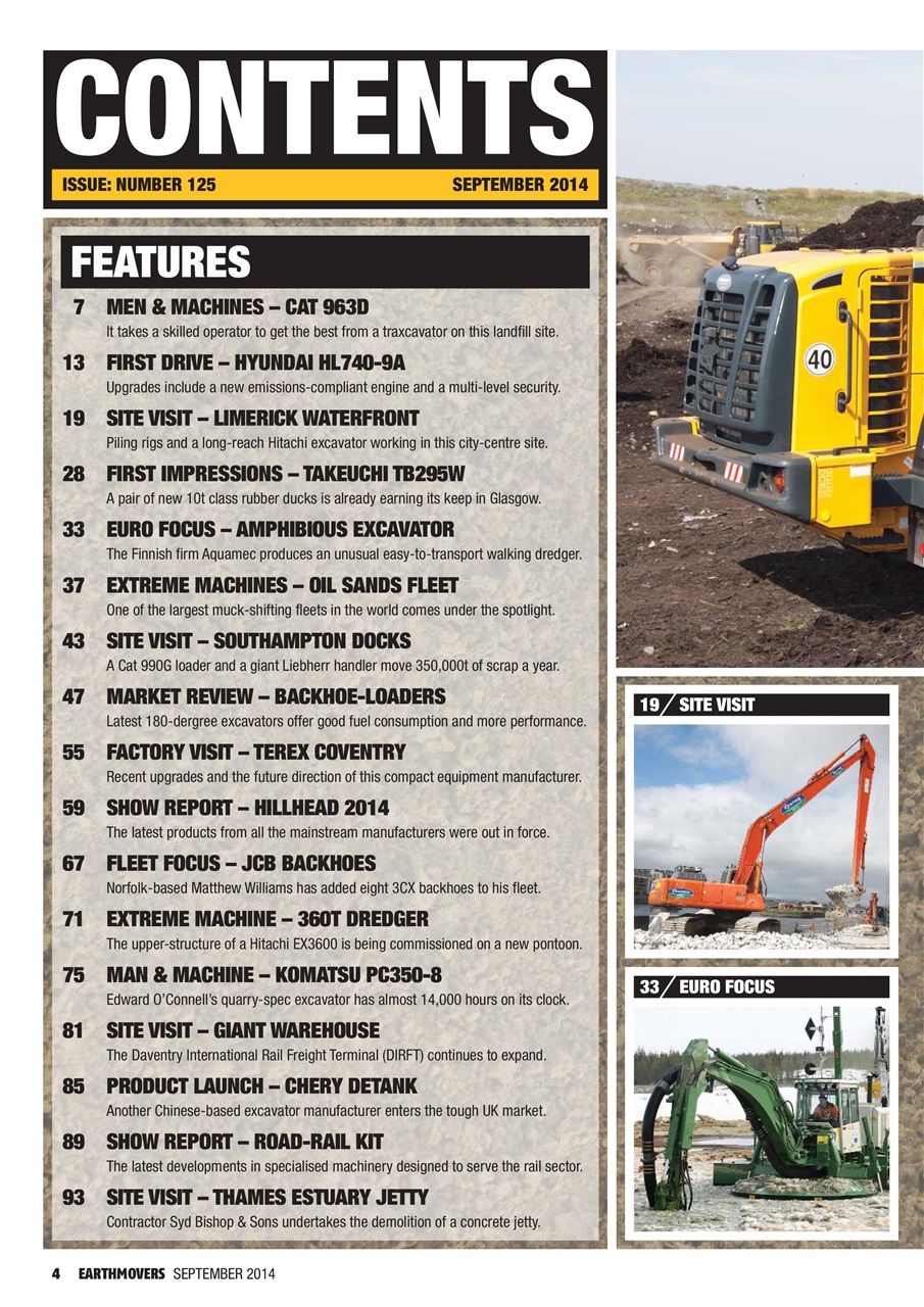 Earthmovers Preview Pages