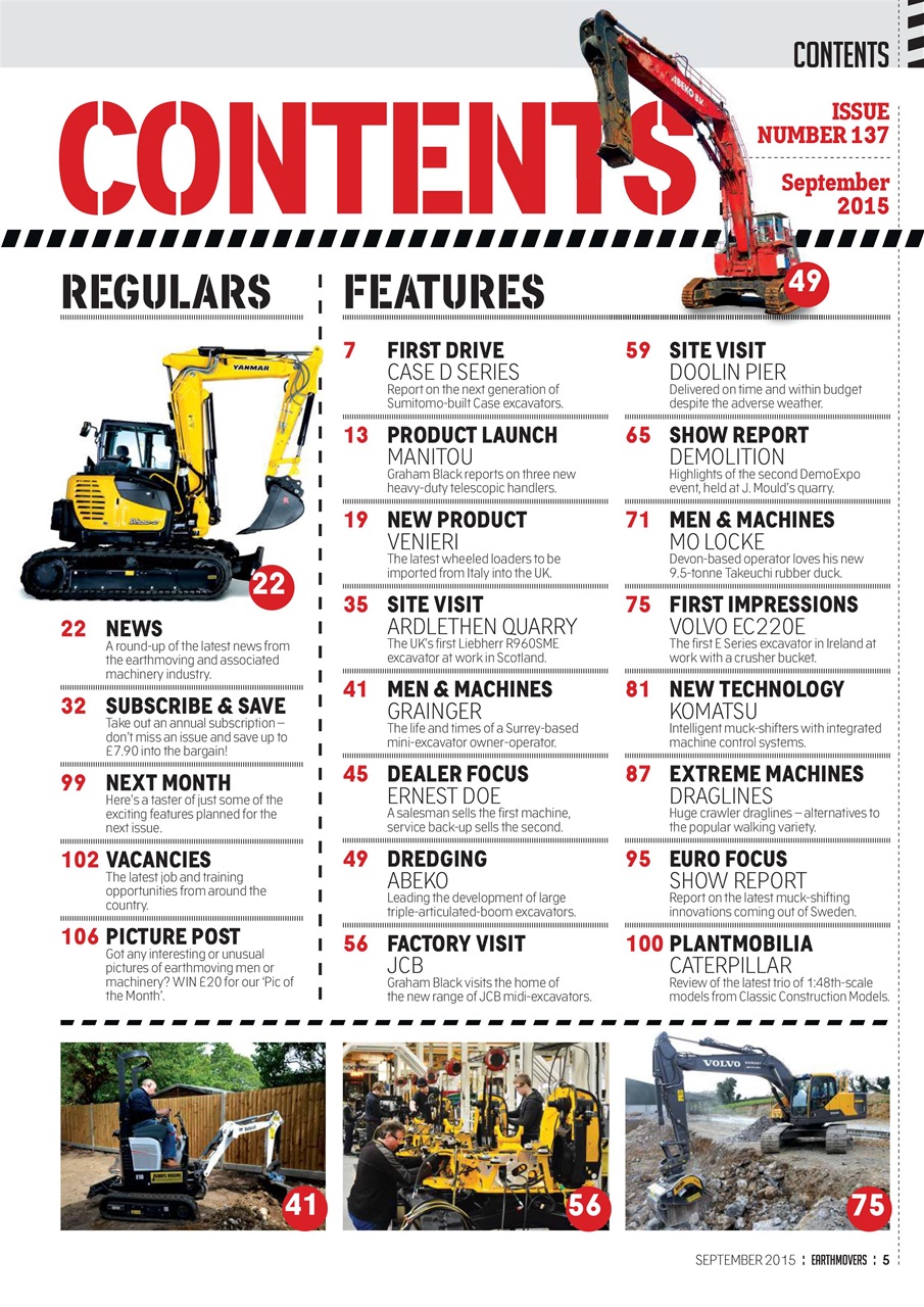 Earthmovers Preview Pages