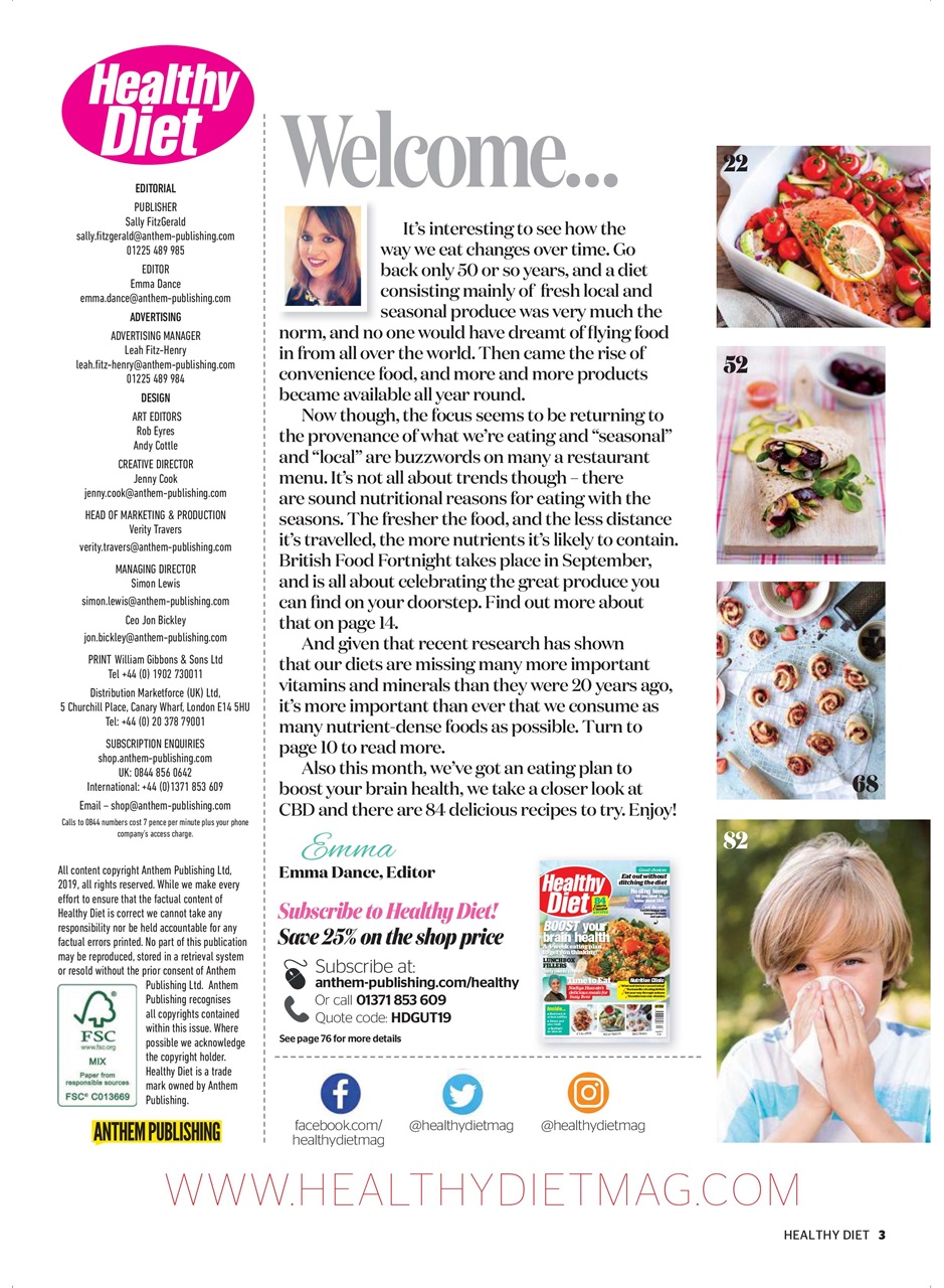 Healthy Diet Preview Pages