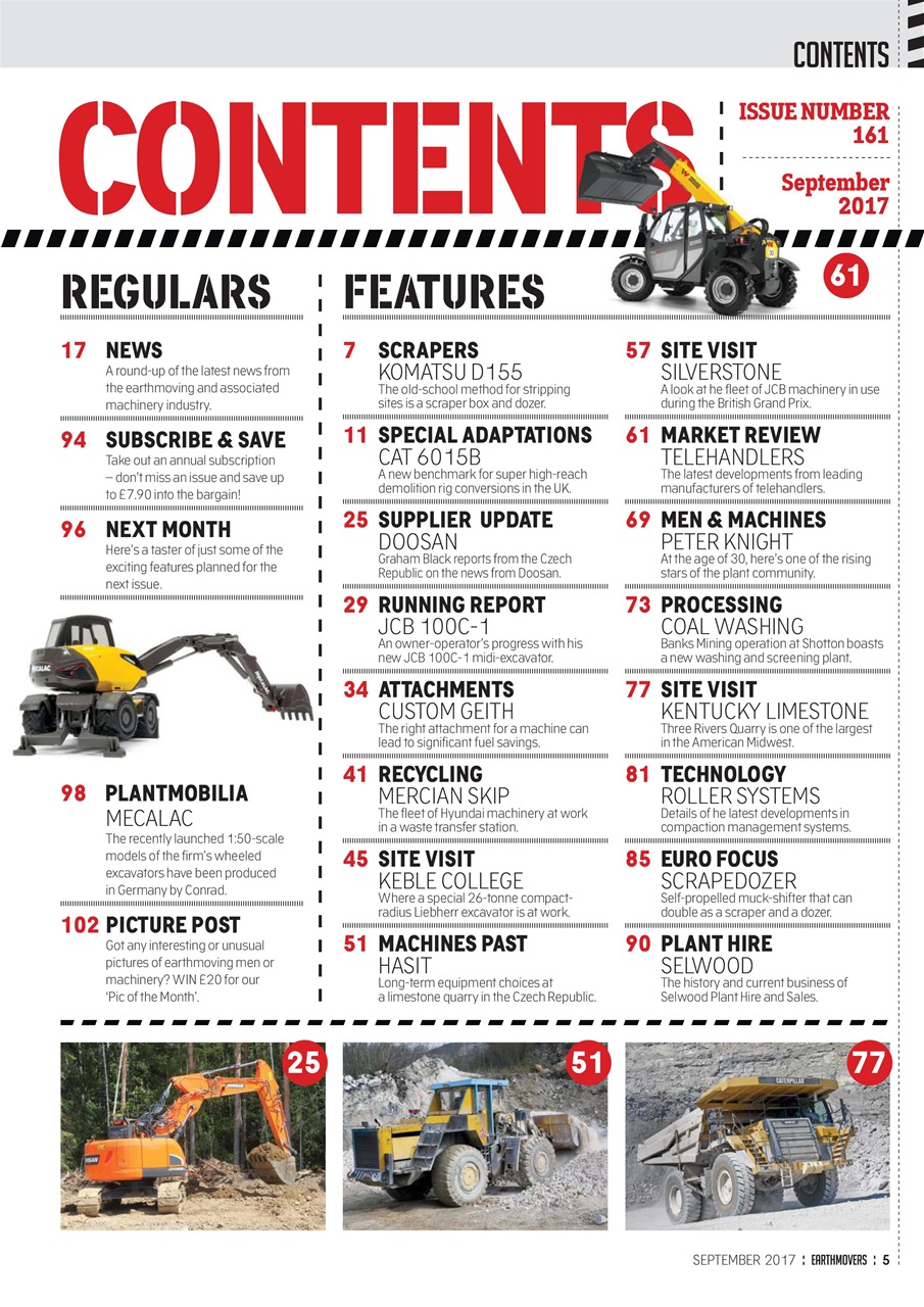 Earthmovers Preview Pages