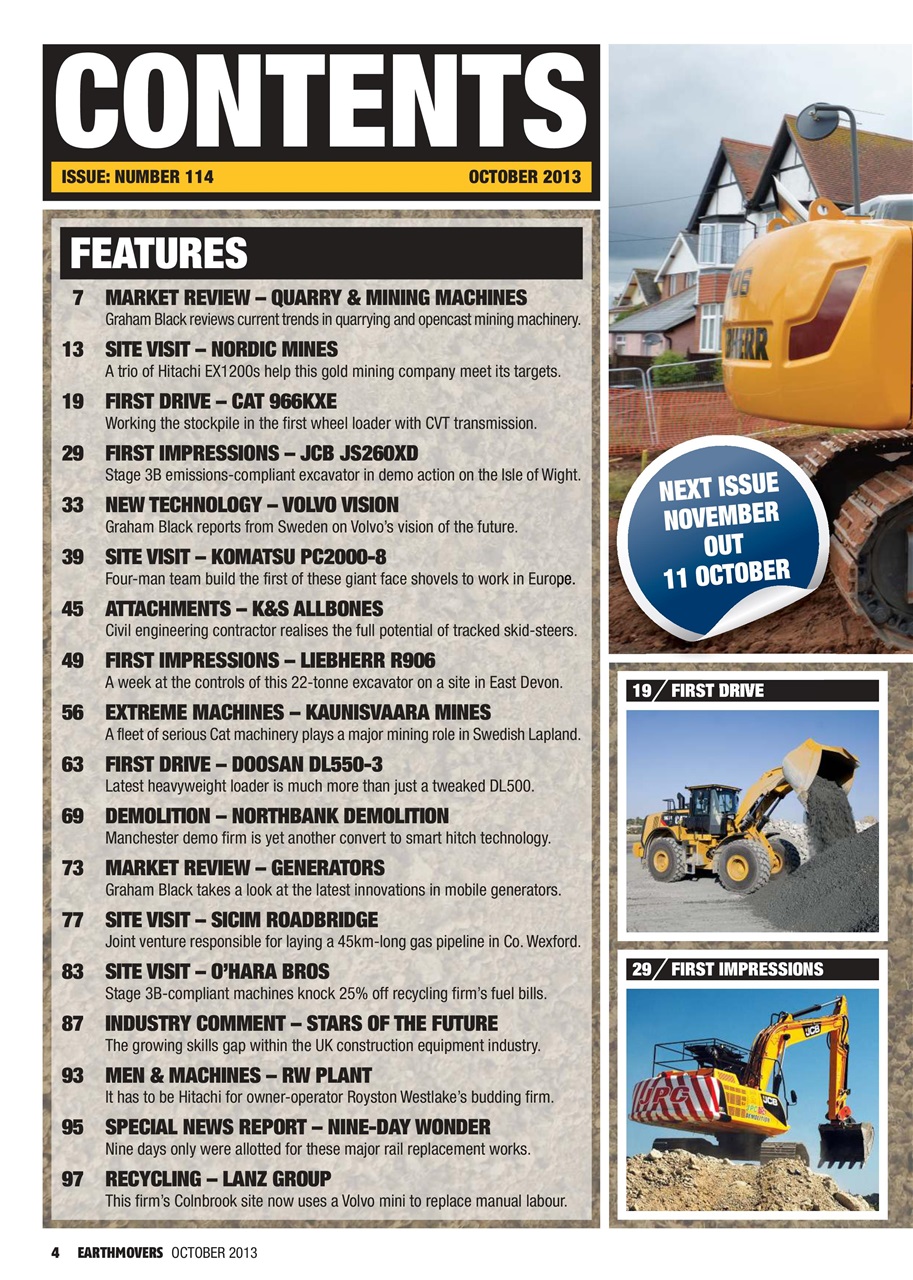 Earthmovers Preview Pages