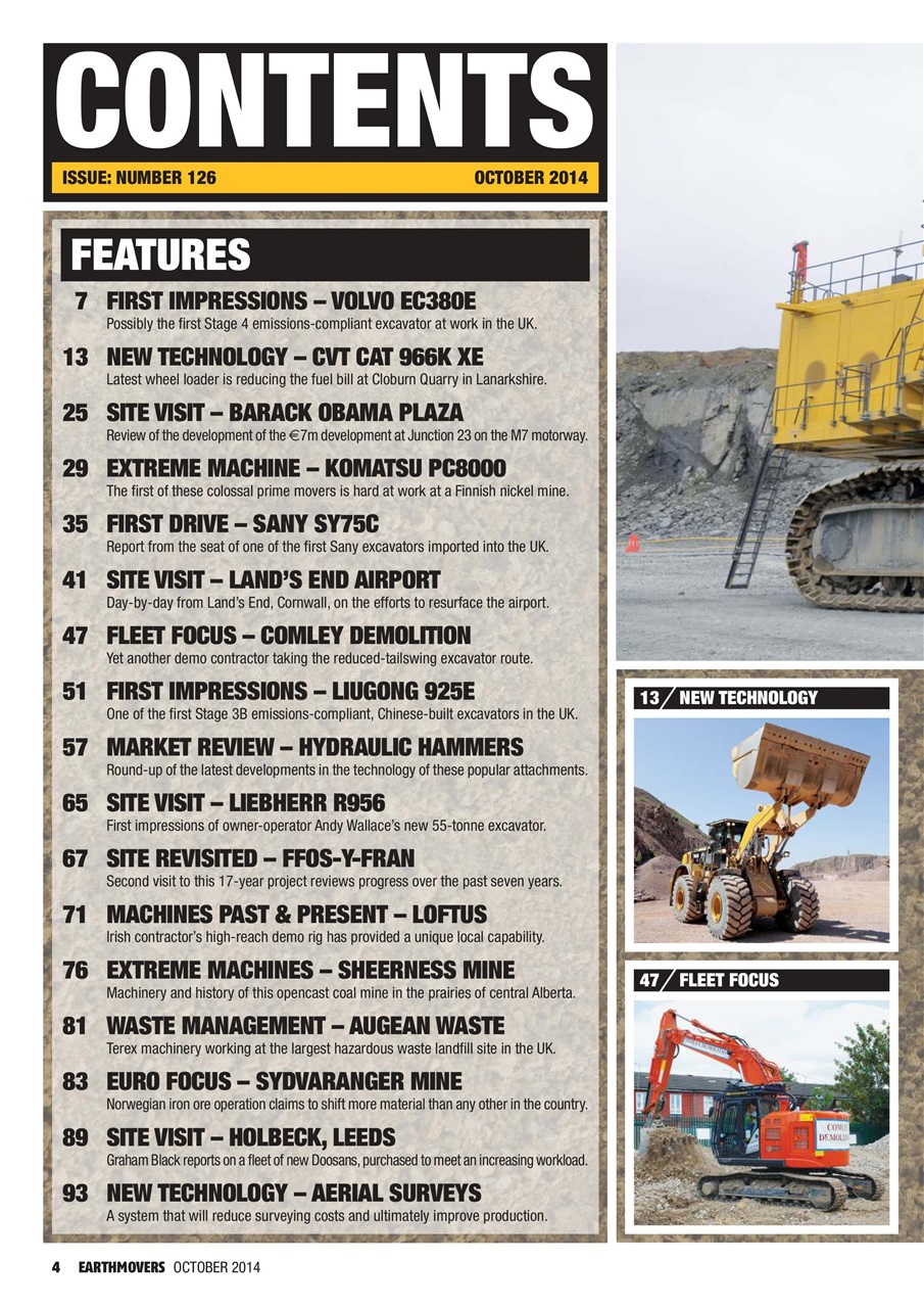 Earthmovers Preview Pages